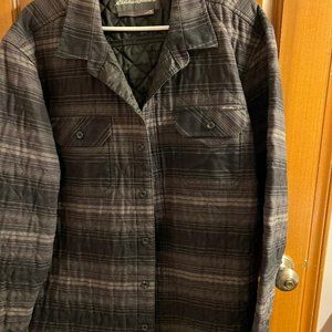 eddie bauer quilted flannel. Mens Lg.